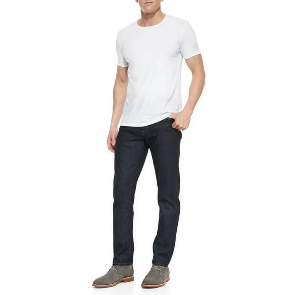3×1 NYC Navy Blue Strait Leg Jeans Size 34
